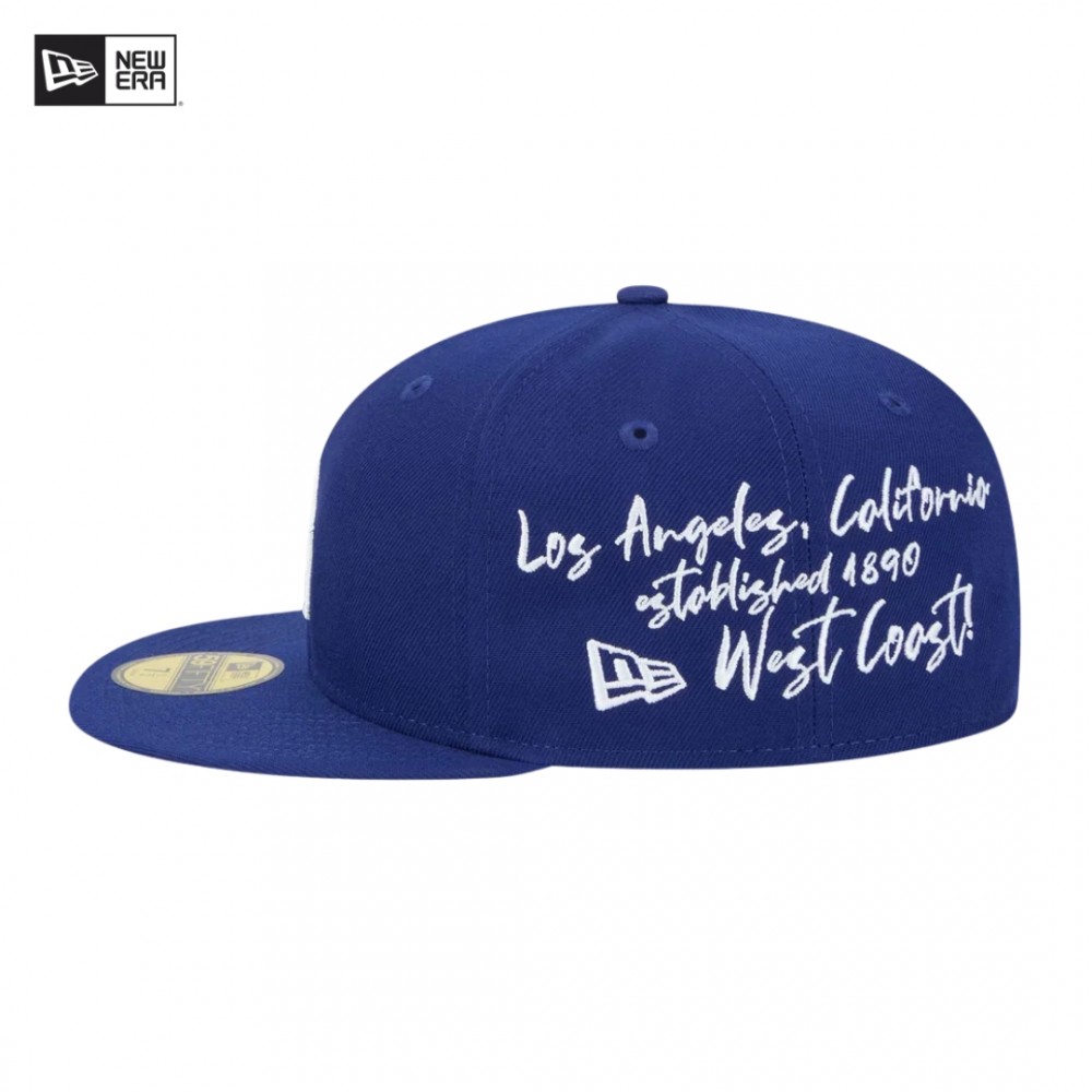 Gorra New Era 59FIFTY Los Angeles Dodgers Team Verbiage | SHOW PROM SPORTS
