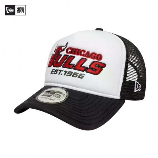 Gorra New Era NBA Graphic Trucker de los Chicago Bulls