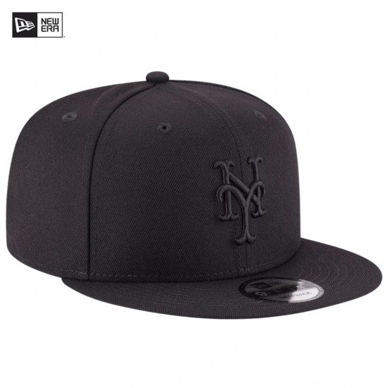 Gorra New Era New York Mets Black on Black 9FIFTY Snapback 