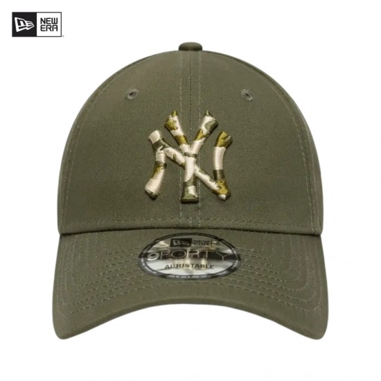 Gorra New Era 9FORTY New York Yankees Seasonal Infill – Verde