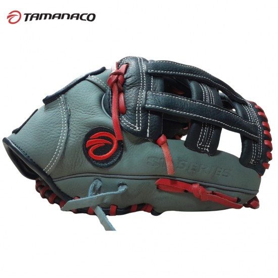 Guante Tamanaco ST-1252 12.5” gris con abertura para el dedo índice para Béisbol y Softball | Resistente y Profesional