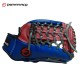 Guante Tamanaco ST-1172 11 3/4” azul con rojo para Beisbol y softball