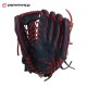 Guante Tamanaco ST-1172 11 3/4” negro con rojo para Beisbol y softball