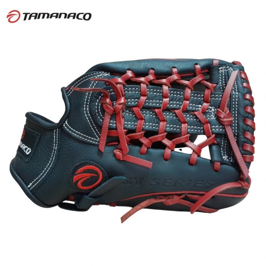 Guante Tamanaco ST-1172 11 3/4” negro con rojo para Beisbol y softball