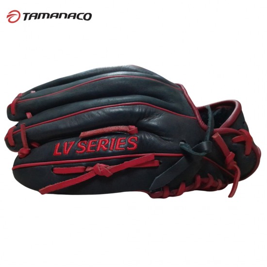 Guante Tamanaco LV-1302 13" NEGRO CON ROJO Para béisbol y softball