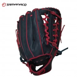 Guante Tamanaco LV-1302 13" NEGRO CON ROJO Para béisbol y softball