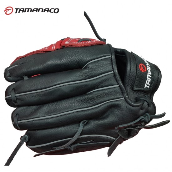 Guante Tamanaco ST-1200 12" negro con rojo para  Béisbol y Softball