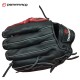 Guante Tamanaco ST-1200 12" negro con rojo para  Béisbol y Softball