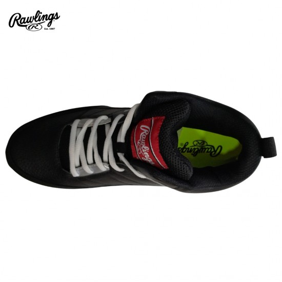 Zapatillas de entrenamiento Rawlings Raw-Press Mid TF-H1 Black/White | Comodidad para Entrenar