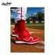 ZAPATO DE BEISBOL RAWLINGS RAW-SERIES MID/MT-H3 RED/WHITE | SPIKE METAL | TACOS DE BEISBOL