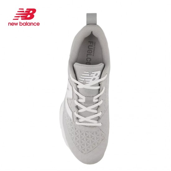 Zapatillas de béisbol New Balance Fuelcell 4040 v8 Turf para hombre I Gris/Blanco - T4040TG8
