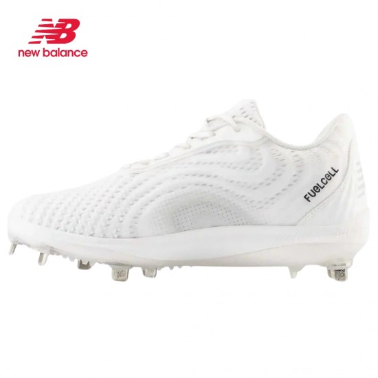 Zapato de Beisbol Spikes Metal New Balance FuelCell L4040 v7 I BLANCO 