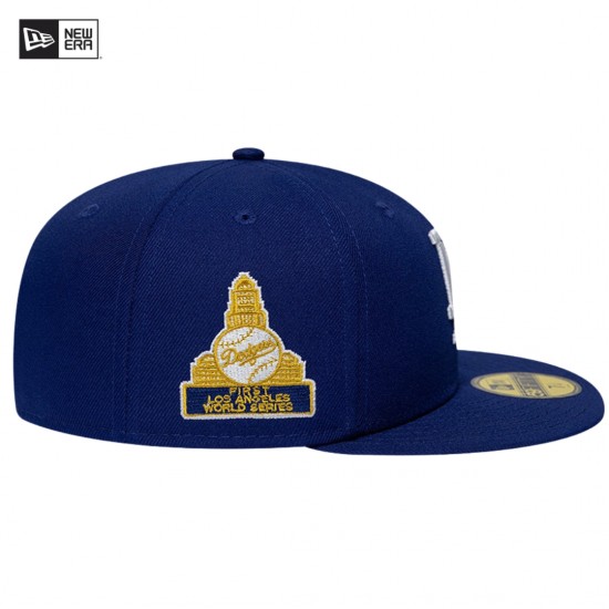 Gorra 59Fifty MLB Los Angeles Dodgers Side Patch Azul