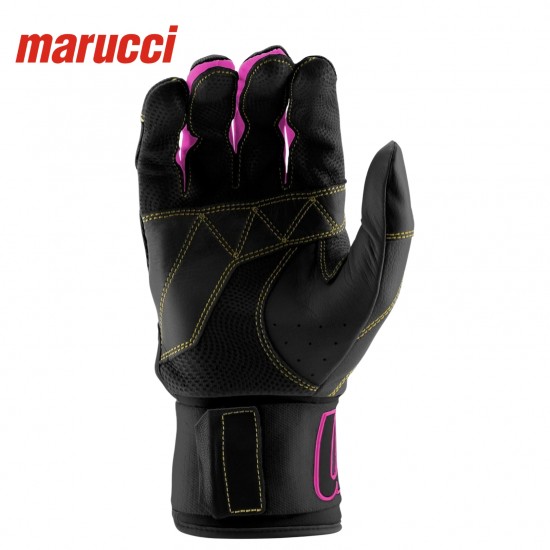 Guantines de Bateo Marucci Blacksmith Full Wrap MBG2BKSM-BK/PK | Adulto | Batting Gloves