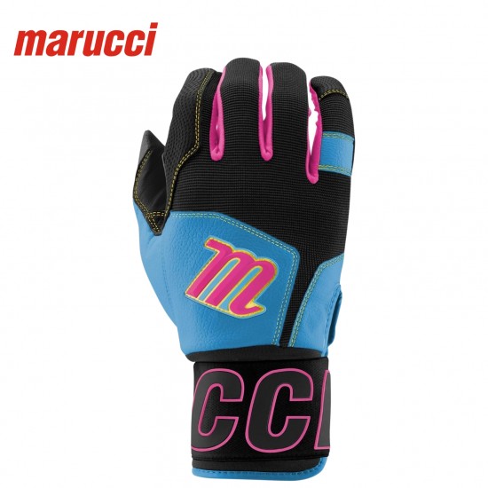 Guantines de Bateo Marucci Blacksmith Full Wrap MBG2BKSM-BK/CB | Adulto| Batting Gloves