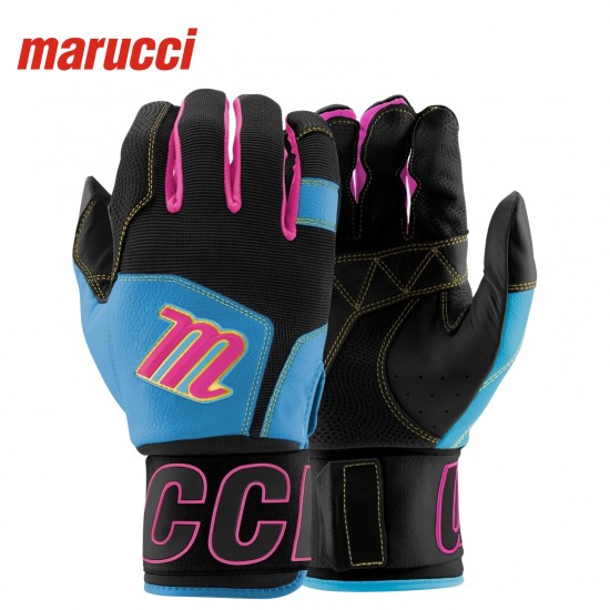 Guantines de Bateo Marucci Blacksmith Full Wrap MBG2BKSM-BK/CB | Adulto| Batting Gloves