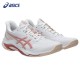 ZAPATILLAS DE VOLLEYBALL ASICS NETBURNER BALLISTIC FF 4 |MUJER |1052A083-103 | WHITE/ROSE ROUGE