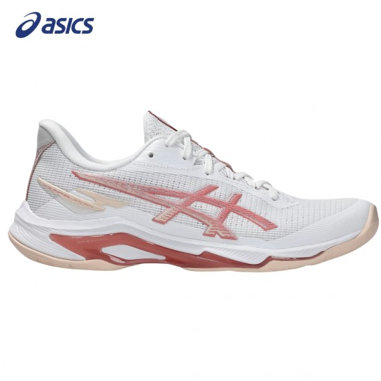 ZAPATILLAS DE VOLLEYBALL ASICS NETBURNER BALLISTIC FF 4 |MUJER |1052A083-103 | WHITE/ROSE ROUGE