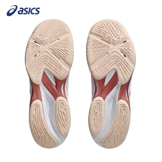 ZAPATILLAS DE VOLLEYBALL ASICS NETBURNER BALLISTIC FF 4 |MUJER |1052A083-103 | WHITE/ROSE ROUGE