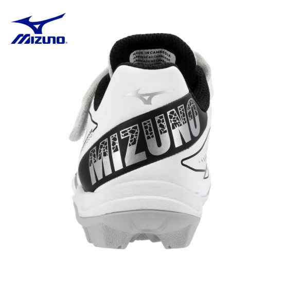 Tacos de Béisbol para Niños Mizuno CushionRevo Diamond Youth 320711.0090 Blanco/Negro