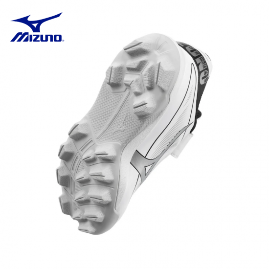 Tacos de Béisbol para Niños Mizuno CushionRevo Diamond Youth 320711.0090 Blanco/Negro