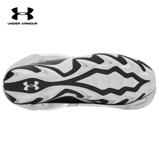Tacos de Béisbol para Hombre Under Armour Leadoff Icon Mid 6010137-001 Negro