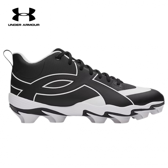 Tacos de Béisbol para Hombre Under Armour Leadoff Icon Mid 6010137-001 Negro