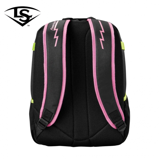 Mochila de Béisbol Louisville Slugger Party Animals Powerized Stick Pack WB5763701 Negra para Niños