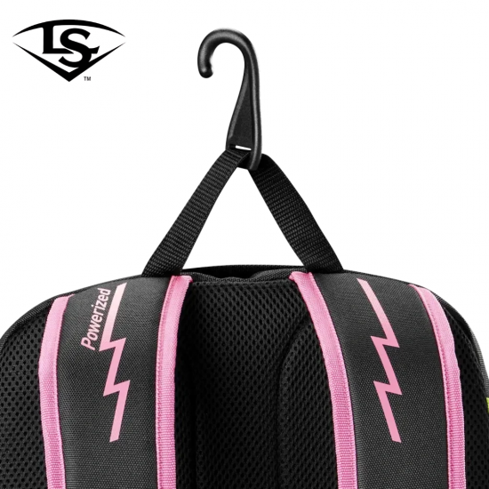 Mochila de Béisbol Louisville Slugger Party Animals Powerized Stick Pack WB5763701 Negra para Niños