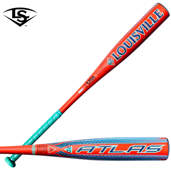 BATE DE BÉISBOL LOUISVILLE SLUGGER ATLAS 2.0 DE ALEACIÓN 2027 | WBL42630101829 | USA (-11)
