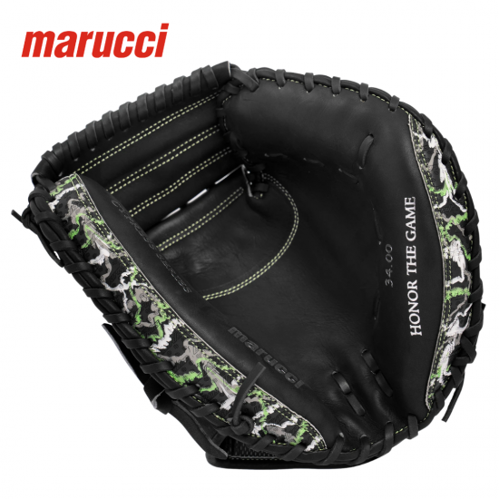 Guante de Catcher Marucci Lizard Skins Cypress 34" Black/Neon Yellow – MFGCYLS240C1-BK/GBC