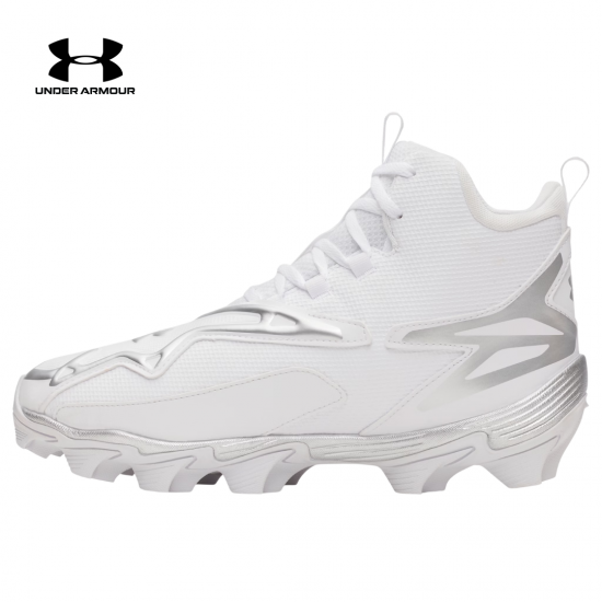 Tacos de Béisbol Under Armour Harper 11 RM 6009956-100 | White/Metallic Silver | Baseball Cleats Panamá |ADULTO
