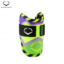 Protector de Codo para Bateador EvoShield SRZ-2 WB57645002YH | Verde Neón/Morado | Youth | Baseball Elbow Guard