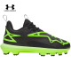 Taco de Béisbol Under Armour Harper 11 TPU Jr. | 6009958-002 | Black/Hyper Green | Baseball Cleats | Niño