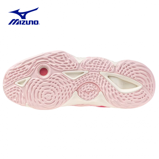 Zapatillas de Voleibol Mizuno Wave Momentum Elite | V1GC251270 | Pink/Ivory White | Volleyball Shoes | Dama