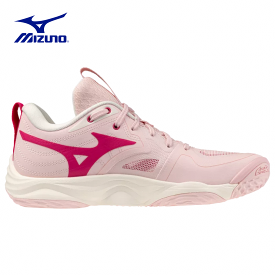 Zapatillas de Voleibol Mizuno Wave Momentum Elite | V1GC251270 | Pink/Ivory White | Volleyball Shoes | Dama