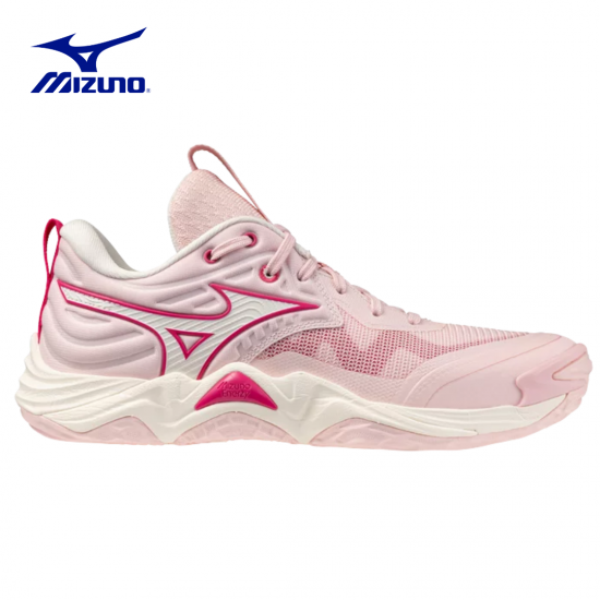 Zapatillas de Voleibol Mizuno Wave Momentum Elite | V1GC251270 | Pink/Ivory White | Volleyball Shoes | Dama