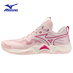 Zapatillas de Voleibol Mizuno Wave Momentum Elite | V1GC251270 | Pink/Ivory White | Volleyball Shoes | Dama
