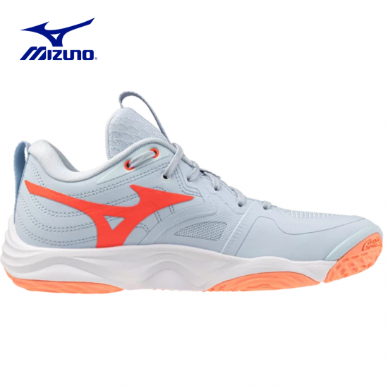 Zapatillas de Voleibol Mizuno Wave Momentum Elite | V1GC251284 | Blue Finch/White/Lava Orange | Volleyball Shoes | Dama