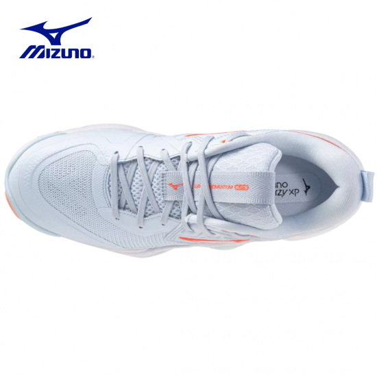 Zapatillas de Voleibol Mizuno Wave Momentum Elite | V1GC251284 | Blue Finch/White/Lava Orange | Volleyball Shoes | Dama
