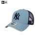 Gorra de mujer New Era 940W Af trucker MLB Denim NEYYAN PAB 60667496 I NEW ERA OFICIAL 