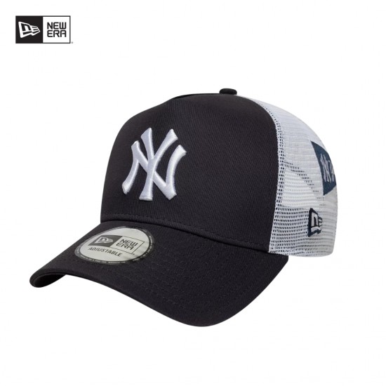Gorra New Era 9Forty A-Frame Trucker Yankees MLB Multi Patch Navy | Modelo 60667553