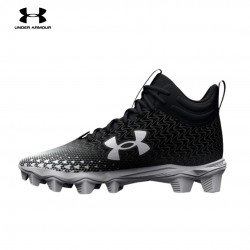 zapato de beisbol under armour - 3026339-001 Negro-Blanco-Plateado Metálico, Negro/Blanco/Plateado MetálicoI TACOS DE BASEBALL