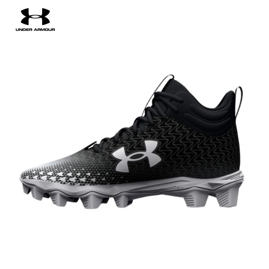 zapato de beisbol under armour - 3026339-001 Negro-Blanco-Plateado Metálico, Negro/Blanco/Plateado MetálicoI TACOS DE BASEBALL