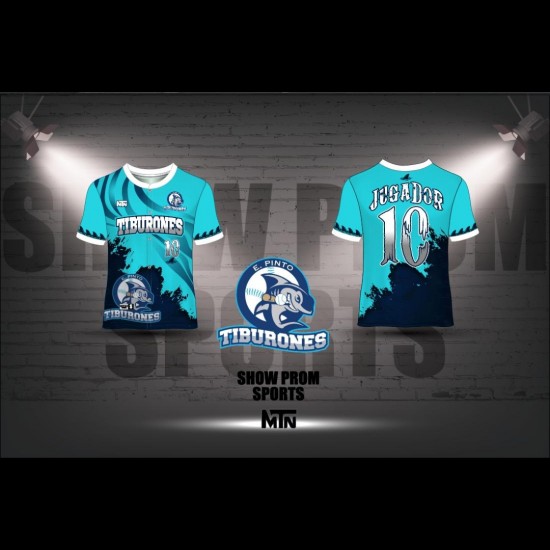 Uniforme de BEISBOL MARCA MTN – Suéter Full Sublimado con Logo, Nombre y Número I BEIS01-MTN