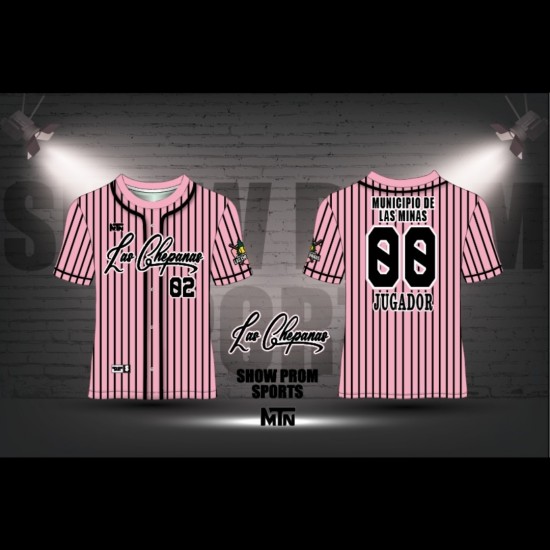 Uniforme de BEISBOL MARCA MTN – Suéter Full Sublimado con Logo, Nombre y Número I BEIS03-MTN