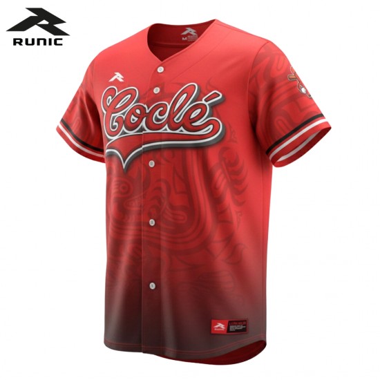 Camisa de Béisbol Runic Coclé | Jersey Deportivo para Béisbol y Softbol