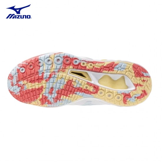 Zapatillas de vóleybol Mizuno Wave Luminous 3 Mujer I Coral Calypso / Blanco V1GC242030