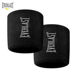 Muñequera Everlast 4" Negro Con Ajuste Cómodo Para Entrenamiento I EVWB4F401