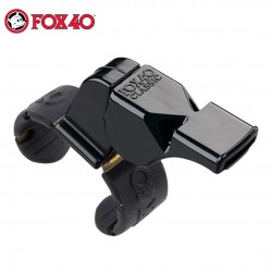 Fox 40 Silbato Negro para Árbitro y Entrenador | Adulto Unisex